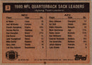1981 Topps 1980 Sack Leaders - Al Baker/Gary Johnson