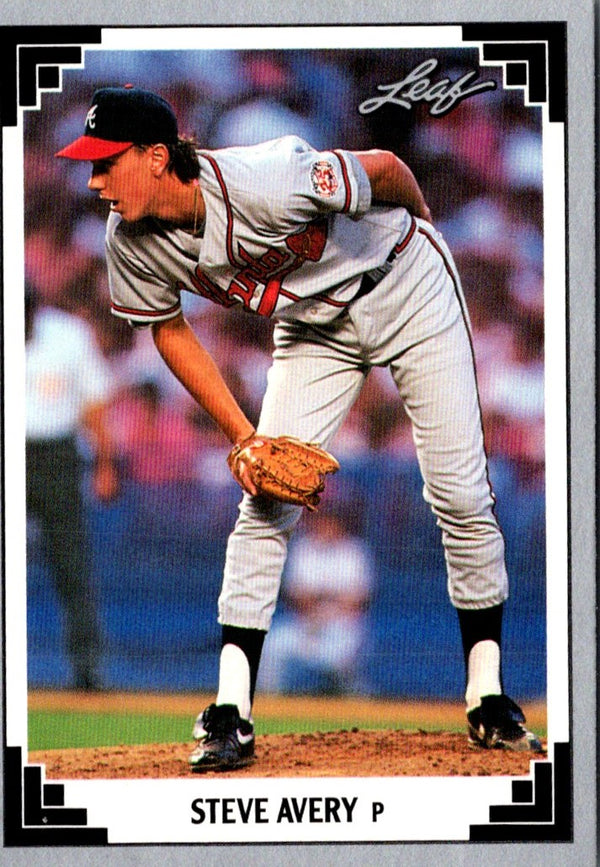1991 Leaf Steve Avery #510