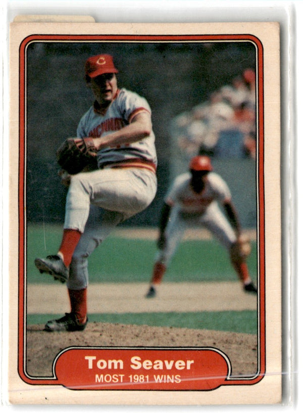 1982 Fleer Johnny Bench/Tom Seaver #634