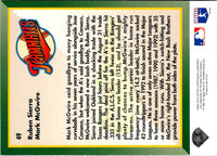 1993 Upper Deck Ruben Sierra/Mark McGwire #49
