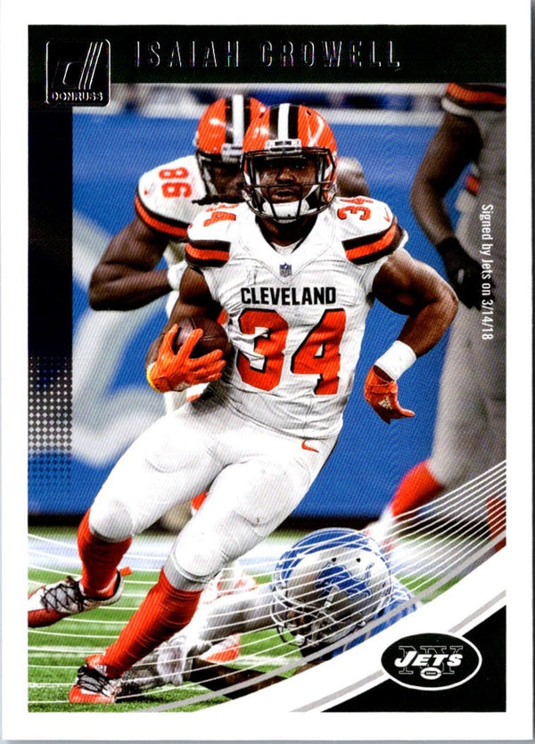 2018 Donruss Isaiah Crowell #299