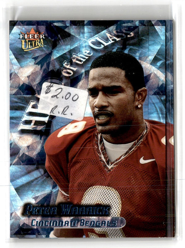 2000 Fleer Showcase Rookie Firsts Peter Warrick #1