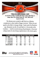 2012 Topps Travis Benjamin #104