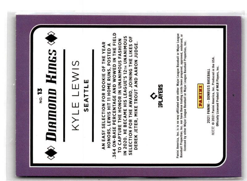2021 Donruss Blue Kyle Lewis