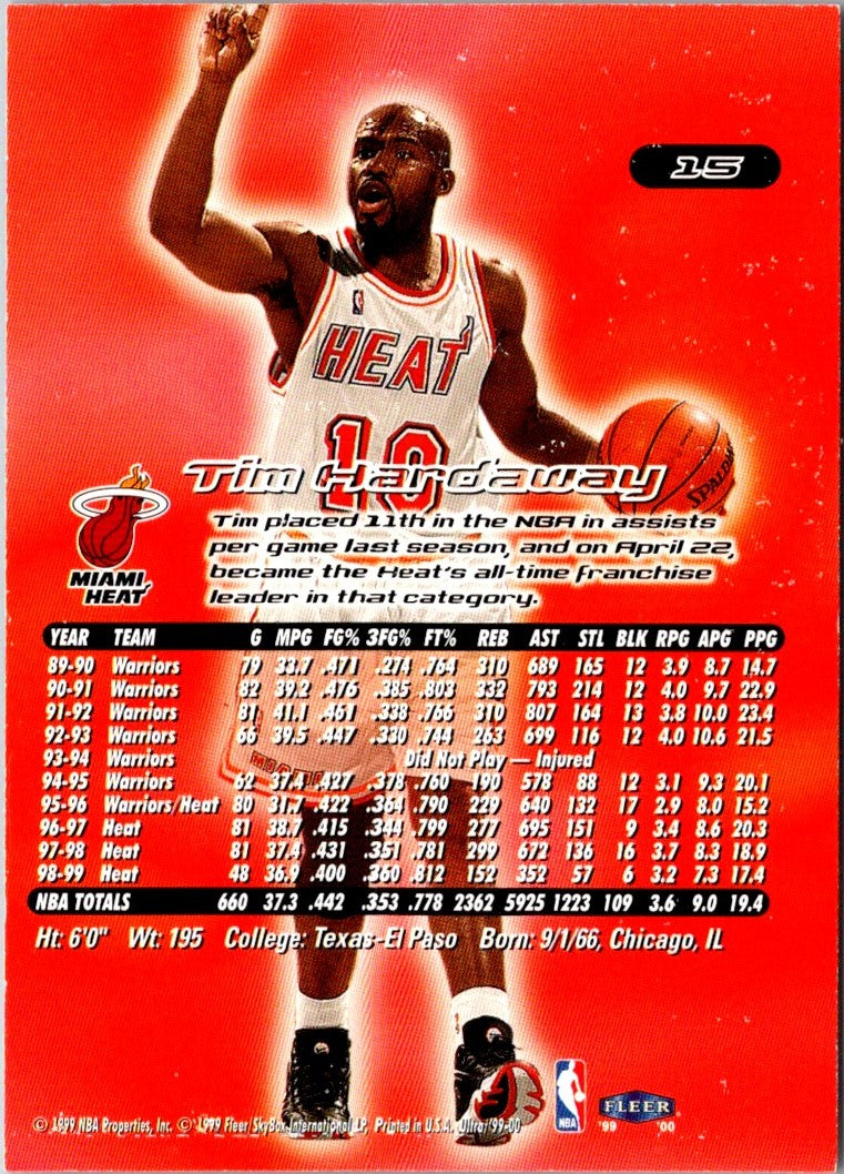 1999 Ultra Tim Hardaway