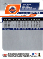 2003 Fleer Focus Jersey Edition Armando Benitez #35