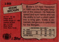1987 Topps Eddie Brown #189