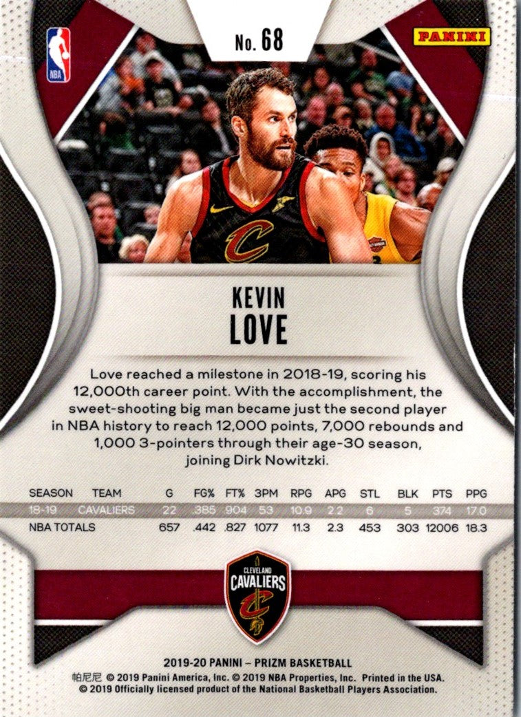 2019 Panini Prizm Kevin Love