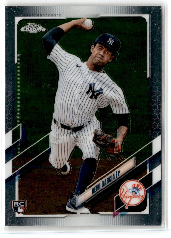 2021 Topps Chrome Deivi Garcia #85 Rookie