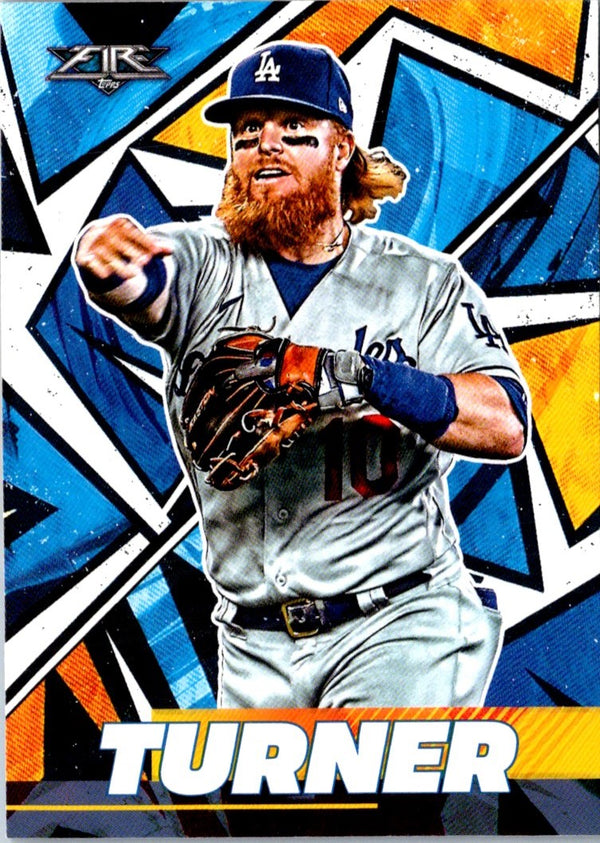 2021 Topps Fire Justin Turner #111