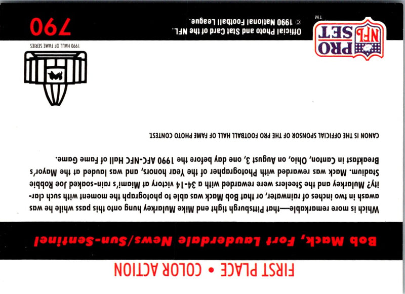 1990 Pro Set Mike Mularkey