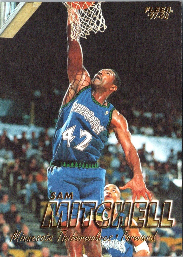 1997 Fleer Traditions Crystal Sam Mitchell #178