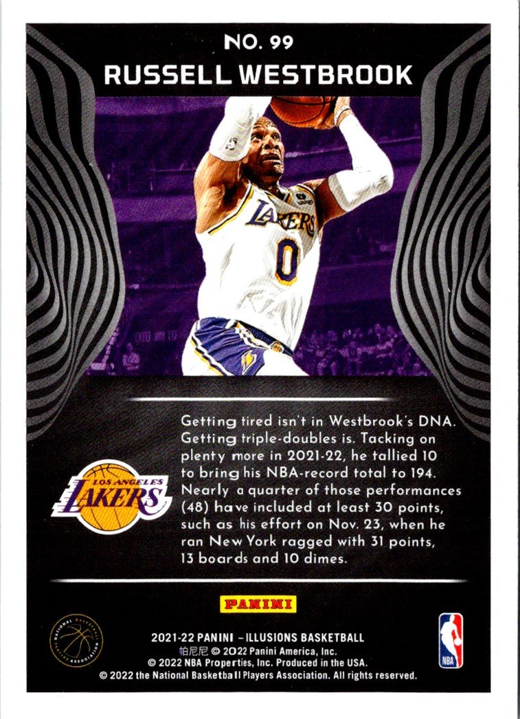 2022 Panini Impeccable Asia Russell Westbrook