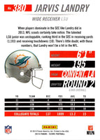 2014 Score Jarvis Landry #380 Rookie