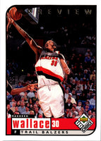 1998 UD Choice Rasheed Wallace #118
