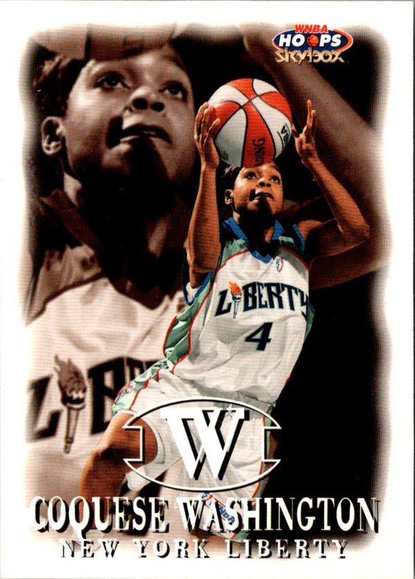 1999 Hoops WNBA Coquese Washington #55 Rookie