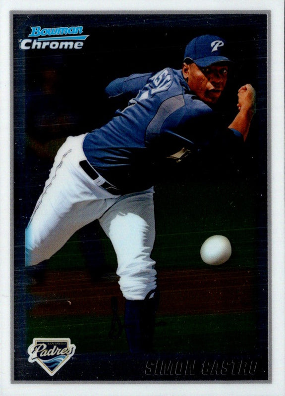 2010 Bowman Chrome Prospects Simon Castro #BCP215