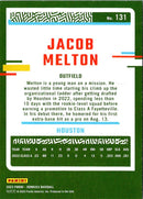 2023 Donruss Holo Blue Jacob Melton
