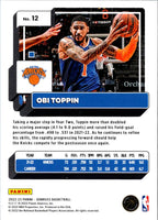 2022 Donruss Obi Toppin #12
