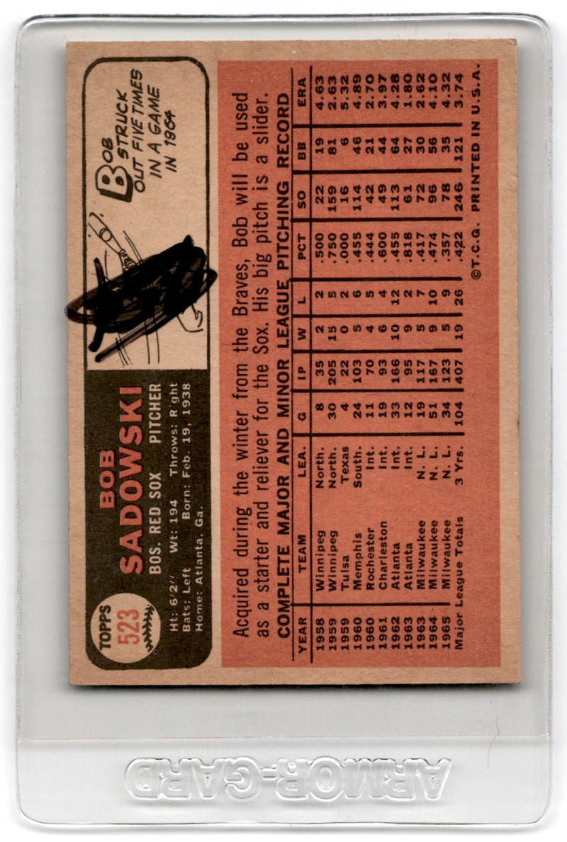 1966 Topps Bob Sadowski