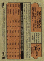 2021 Topps Heritage Chris Paddack #382