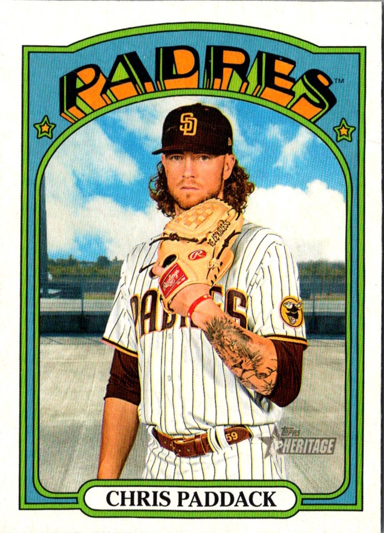 2021 Topps Heritage Chris Paddack