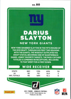 2021 Donruss Press Proof Blue Darius Slayton #80
