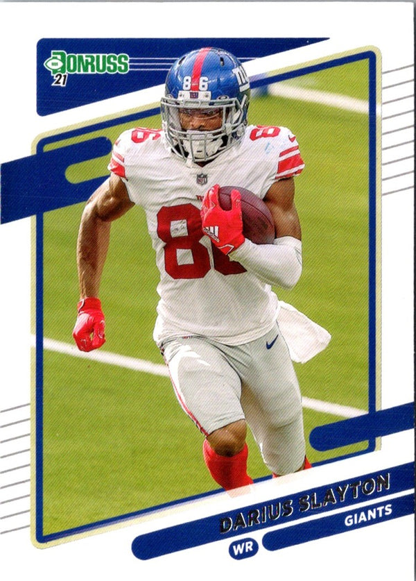 2021 Donruss Press Proof Blue Darius Slayton #80