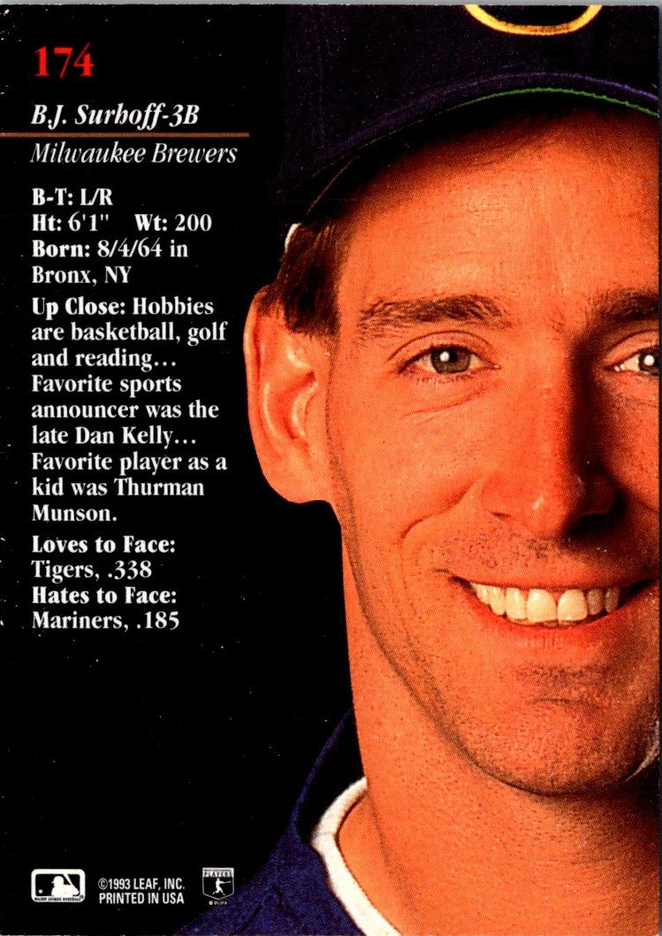 1993 Studio B.J. Surhoff