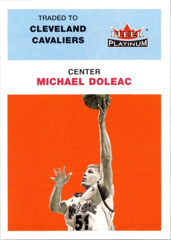 2001 Fleer Platinum Michael Doleac #184