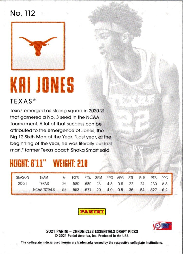 2021 Panini Kai Jones