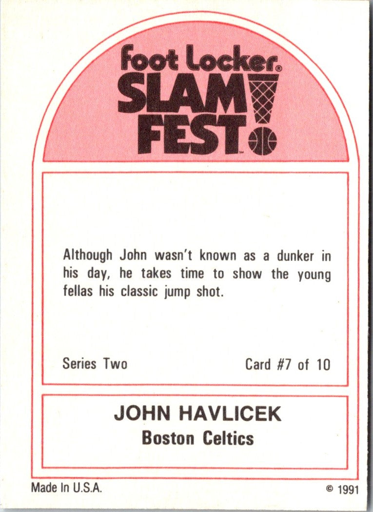 1991 Foot Locker Slam Fest John Havlicek