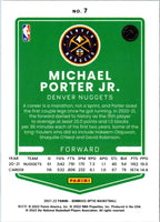 2021 Donruss Optic Michael Porter Jr. #7