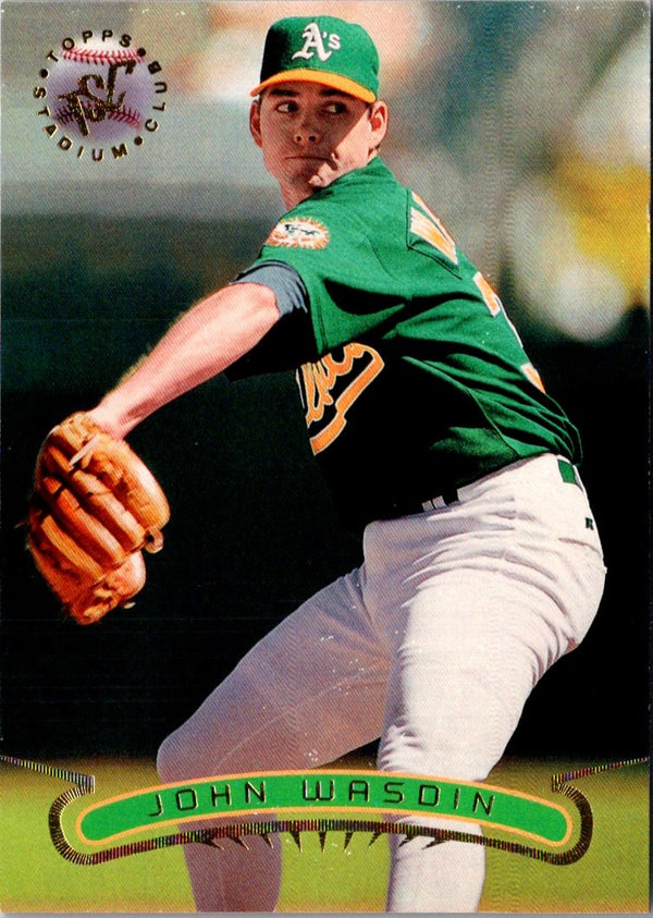 1996 Stadium Club John Wasdin #284