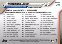 2020 Topps Hollywood Heroes (Cody Bellinger/Alex Verdugo) #298