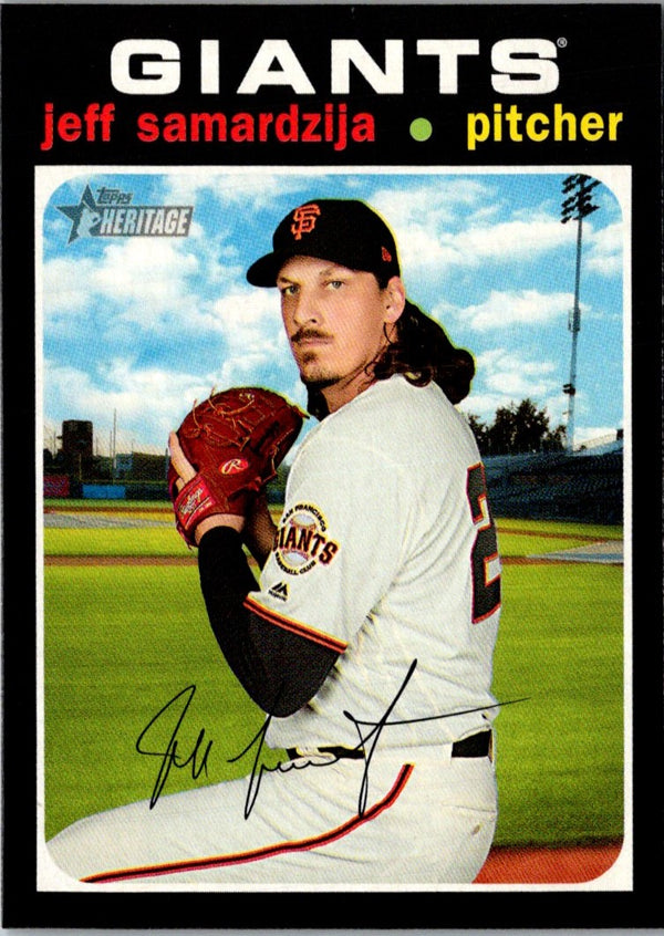 2020 Topps Heritage Jeff Samardzija #399