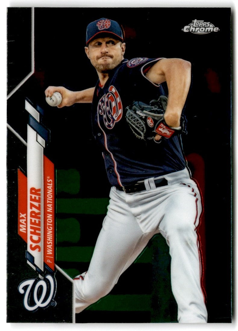 2020 Topps Chrome Max Scherzer