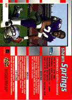 1997 Bowman's Best Shawn Springs #120 Rookie