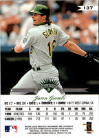 1997 Leaf Jason Giambi #137