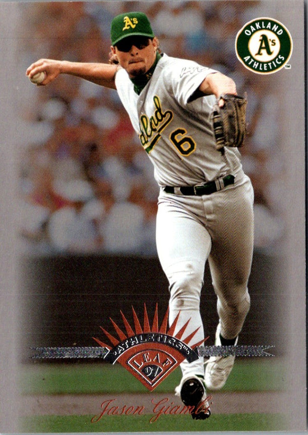 1997 Leaf Jason Giambi #137