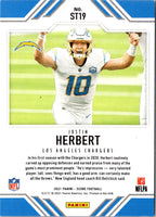2021 Score Team Justin Herbert #ST19