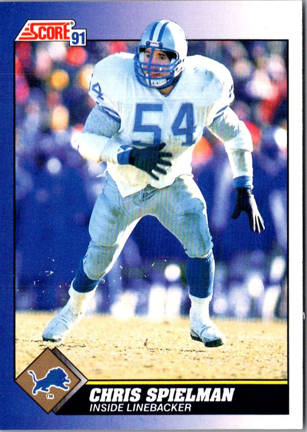 1991 Score Chris Spielman #9