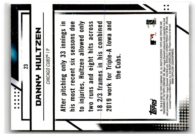 2020 Topps Fire Danny Hultzen