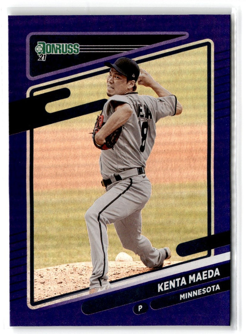 2021 Donruss Holo Blue Kenta Maeda