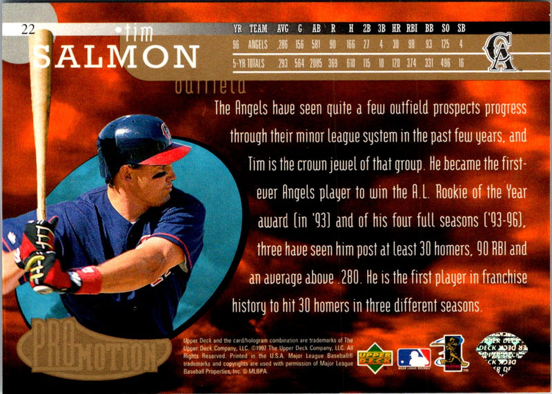 1997 Upper Deck UD3 Tim Salmon