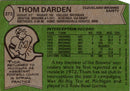 1978 Topps Thom Darden