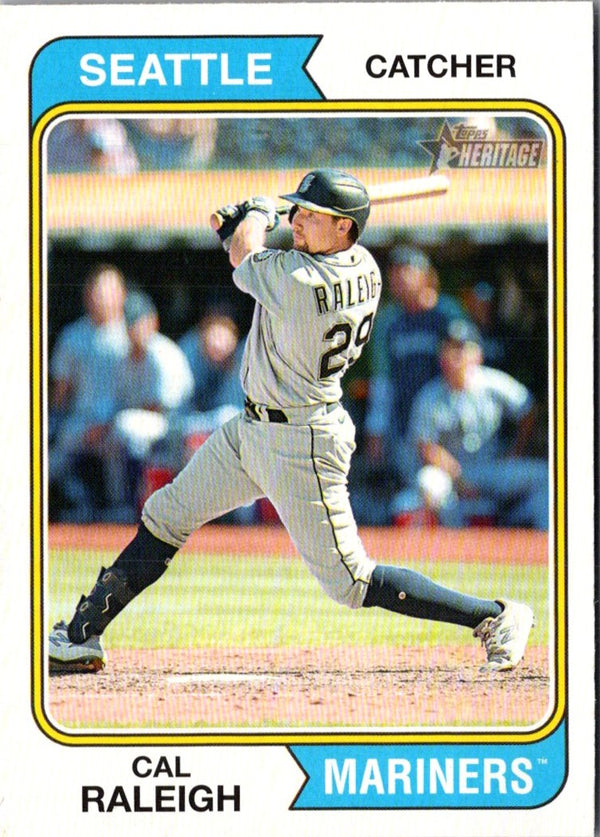 2023 Topps Heritage Cal Raleigh #350