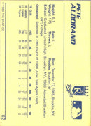 1989 Star Pete Alborano
