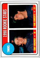 1990 Baseball Card Magazine '69 Topps Replicas Twins Rookies (Terry Jorgensen/Paul Sorrento) #54