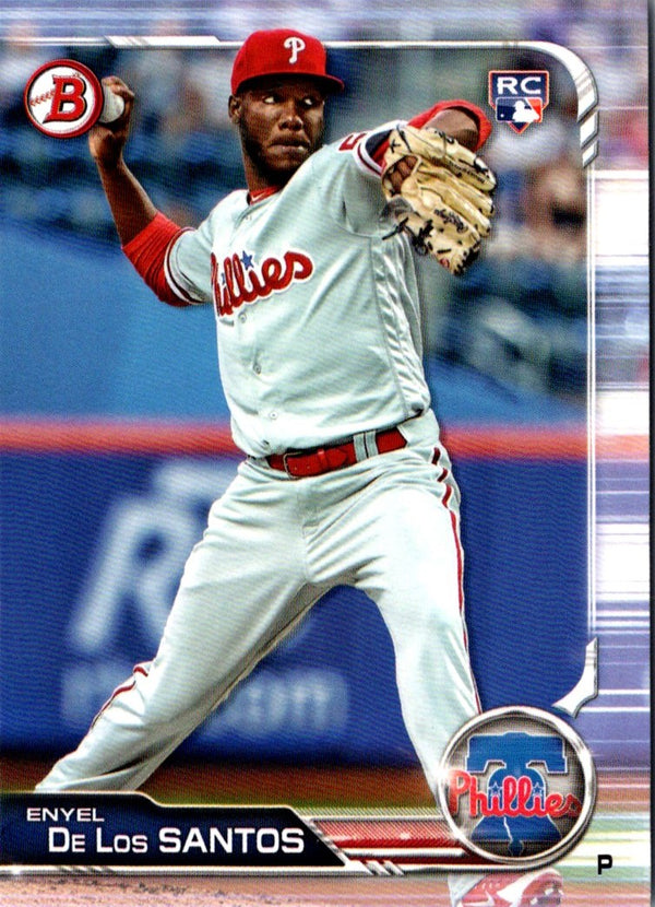 2019 Bowman Enyel De Los Santos #70 Rookie